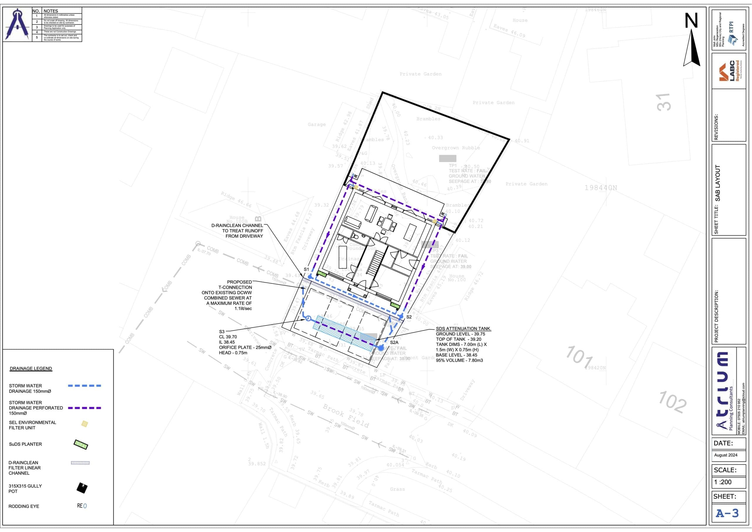 Sab Dicing Layout SAB Approval Application in Neath | Atrium Construction